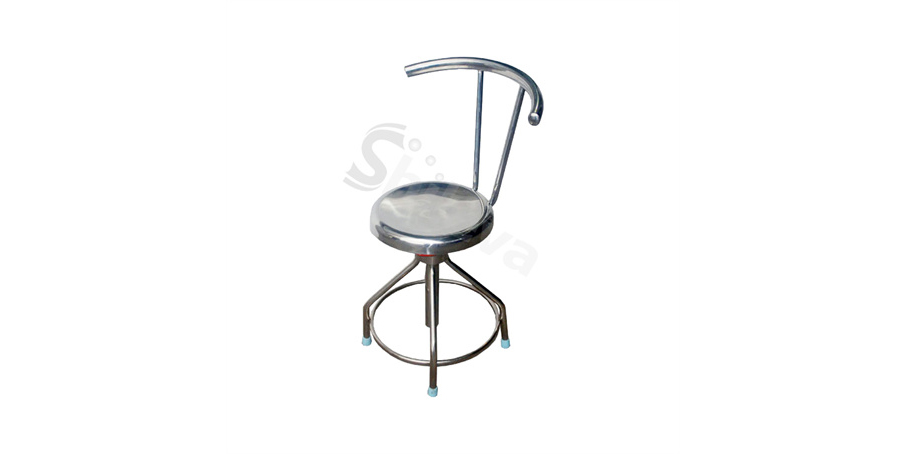 不銹鋼帶靠背圓凳SLV-D4020B Stool with Backrest